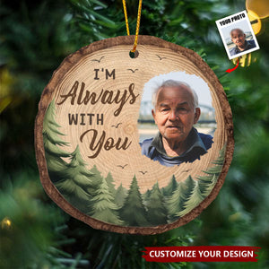 Memorial Personalized Ornament - Wood Custom Christmas Gift For Family Members
