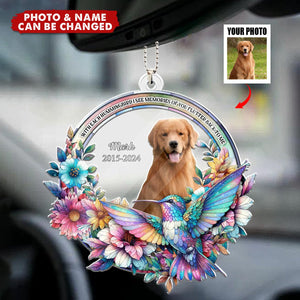 Custom Hummingbirds Appear When Angels Are Near Upload Your Photo To Personalize This Shaped Ornament