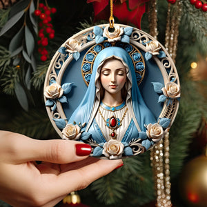 Christmas Acrylic Ornament Blessed Virgin Mary
