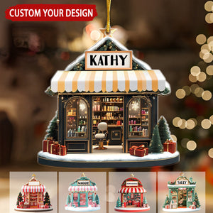 Hair Stylist Hair Salon Personalized Acrylic Ornament, Gift For Hair Artist