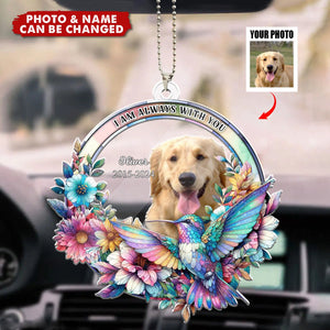 Custom Hummingbirds Appear When Angels Are Near Upload Your Photo To Personalize This Shaped Ornament