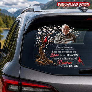 A Little Piece Of Heaven Is Always With Us - Personalized Decal