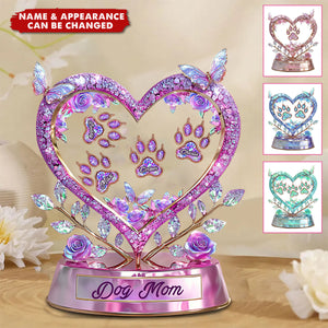 Fur Mama - Personalized Custom Shaped Acrylic Plaque, Gift For Dog Lover