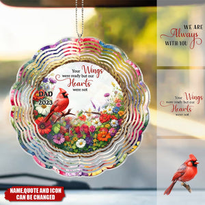 Those We Love Don't Go Away - Personalized Memorial Acrylic Car Ornament