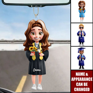 Graduation A Sweet Ending To A New Beginning - Personalized Acrylic Ornament