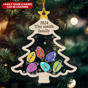 The Christmas Tree - Family Personalized Custom Ornament