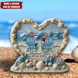 Together Since - Personalized Couple Custom Shaped Acrylic Plaque