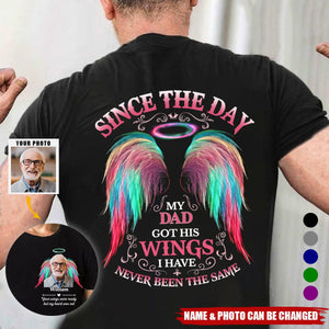 Custom Photo I'm Right Here, In Your Heart - Memorial Personalized Back And Front Printed Unisex T-shirt