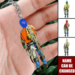 Lineman Acrylic Keychain - Personalized Gifts For Lineman