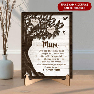 Family - We Need To Say We Love You - Personalized Wooden Plaque