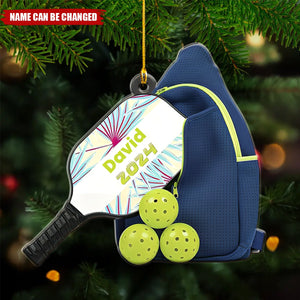 Personalized Pickleball Christmas Ornament - Gift for Pickleball Lovers