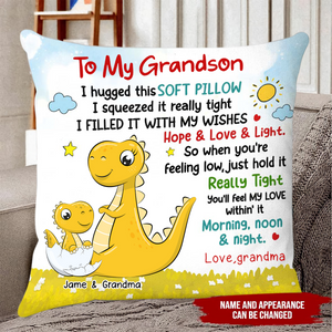 Gift For Grandson To My Grandson Cute Dino