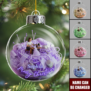 Love Sewing - Personalized Christmas Sewing Ornament