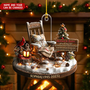 Christmas In Heaven - Personalized Christmas Acrylic Ornament