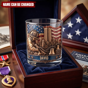 25 Years We Will Never Forget - Personalized Custom Whiskey Glass