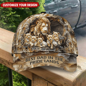 Papa Lion - Personalized Father Classic Cap