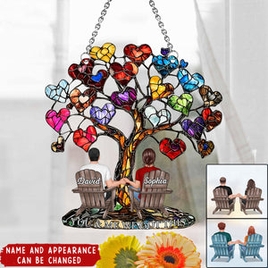 You And Me We Got This - Personalized Couple Window Hanging Suncatcher Ornament