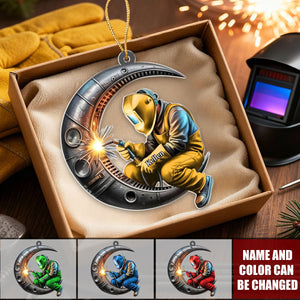 3D Effect Personalized Welder Acrylic Ornament