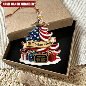 Celebrating America’s Legacy Together - Personalized Acrylic Custom Shape Ornament