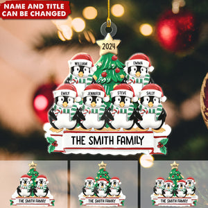 Family Is The Best Part Of Christmas - Family Personalized Custom Ornament - Acrylic Custom Shaped - Christmas Gift For Family Members