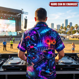 DJ - Personalized Hawaiian Shirt, Gifts For Music Lovers