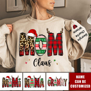 Keep Calm And Love Gigi - Family Personalized Sweatshirt With Design On Sleeve