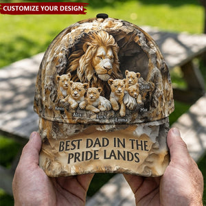 Papa Lion - Personalized Father Classic Cap