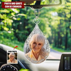 Custom Photo I'm Always With You - Personalized Car Ornament