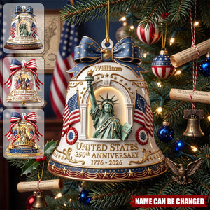 250th Anniversary of Americana Ornament, Independence Day Gift