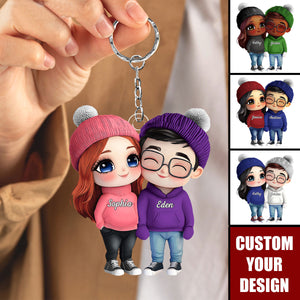 It's You & Me - Personalized Acrylic Keychain