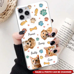 Custom Photo A Pet's Love Is The Best Kind Of Love - Personalized Phone Case - Gift For Pet Owners, Pet Lovers