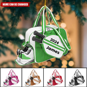 Custom 2024 Pickleball Ornaments - Gift for Pickle Ball Player