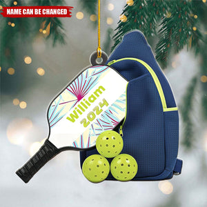 Personalized Pickleball Christmas Ornament - Gift for Pickleball Lovers