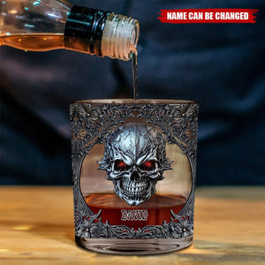 Cool Skull - Personalized Skull Whiskey Glass