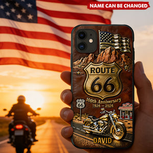 100th Anniversary Motorcycle - Personalized Phone Case, Gift For Bikers