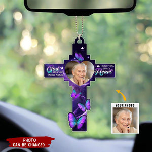 Custom Photo You Will Always Hold A Special Place In My Heart - Memorial Personalized Custom Car Ornament