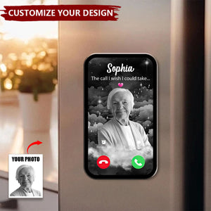 The Call We Wish We Could Take Memorial Personalized Decal