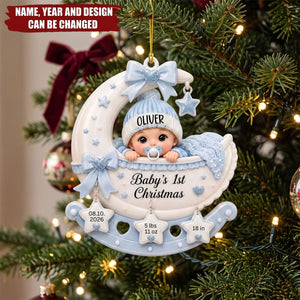 A Little Miracle’s First Holiday - Personalized Acrylic Ornament