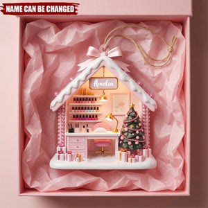 Where Every Nail Is A Masterpiece, Wood Ornament, Gift For Nail Artist