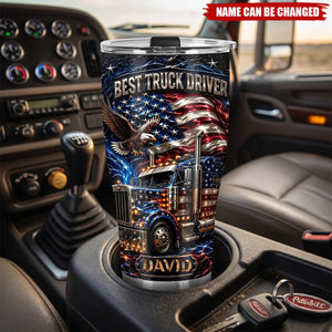 Best Truck Driver - Personalized Trucker Tumbler