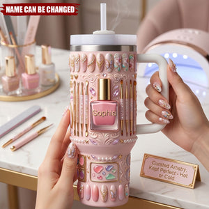 Nail Artist 40oz Tumbler - Personalized Gifts For Her
