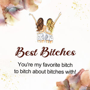 For Friend - You're My Favorite Bestie Custom Birthstones Bracelet