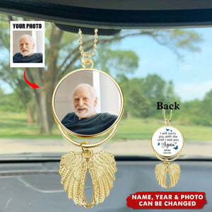 I Will Carry You With Me - Personalized Angel Wings Ornament