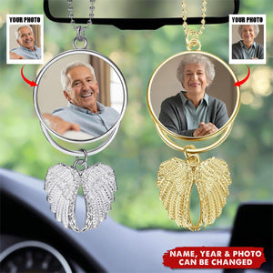 I Will Carry You With Me - Personalized Angel Wings Ornament