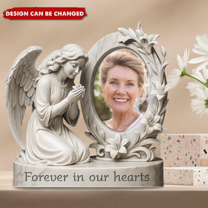 Custom Photo Your Love Is My Forever Light - Memorial Personalized Custom Acrylic Plaque Custom Shape - Sympathy Gift For Family Members