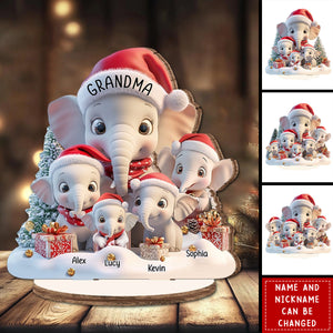 Love Being A Grandma - Personalized Grandma Freestanding Wood Plaque