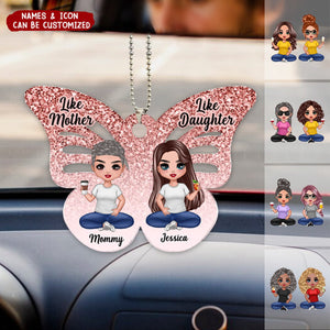 Like Mother Like Daughter Butterfly Personalized Acrylic Ornament