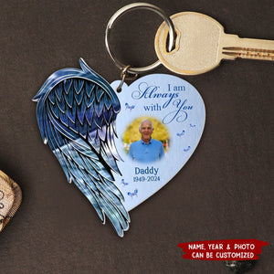 Not A Day Goes By That You Are Not Missed - Personalized Memorial Acrylic Keychain