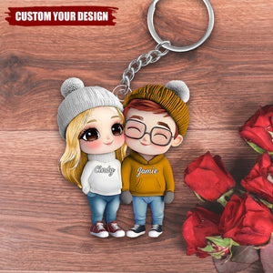 It's You & Me - Personalized Acrylic Keychain