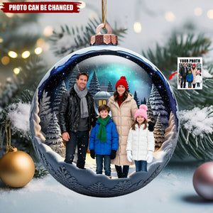 Custom Photo Acrylic Ornament - Personalized Memories That Sparkle Forever